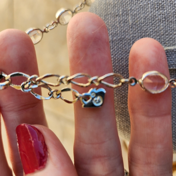 Swarovski Crystal Silver Chain Necklace - Picture 4 of 4